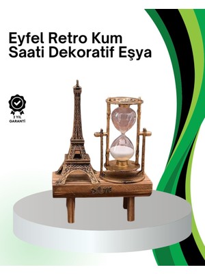 Ucuz Tekno Dekoratif Kum Saati – Ahşap Malzeme, Hediyelik Masa Aksesuarı