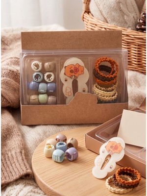 Lotus Luxury Çocuk Korean Tarzı Capybara Set Toka