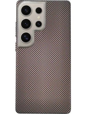 Toptan Bulurum Galaxy S24 Ultra Besa Magsafe Kapak  Natural Grey