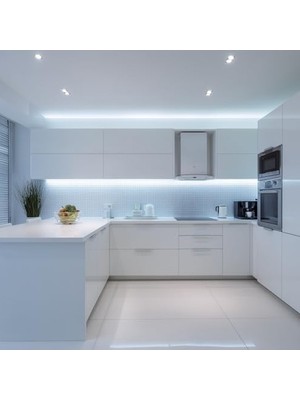MarkEntegra 2 Metre Beyaz Şerit LED Işık Çıt Çıt Anahtar Tak Çalıştır Hazır Set Adaptör Dahil, Açma-Kapama Düğmesi, Mutfak, Tezgah, Dolap Içi, Ayna, Tv Ünitesi Aydınlatma          [enerji Sınıfı A]