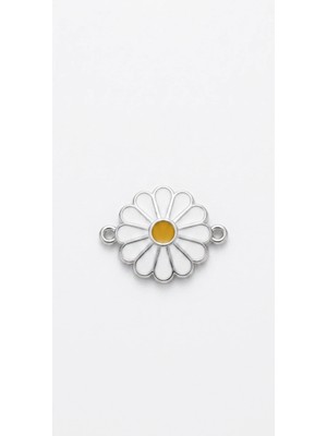 Galande Papatya Charm / Deri Defter Kılıfı Charm / Journal Charm