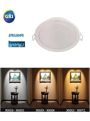 MarkEntegra Philips 59448 Meson Gömme Spot Lamba 10.5cm 7.5W 4000K Gün Işığı
