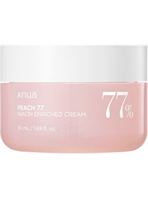 Anua Peach Nemlendirici Krem 50 ml – Şeftali Özlü, Cilt Parlatıcı & Elastikiyet Destekleyici Yüz Kremi
