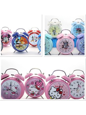 Die Grup Buğz Kuromi,hello Kitty,mickey Mouse Masa Üstü Çalar Saat ALK3068
