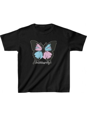 Marsilyan Baskılı T-Shirt - Siyah -