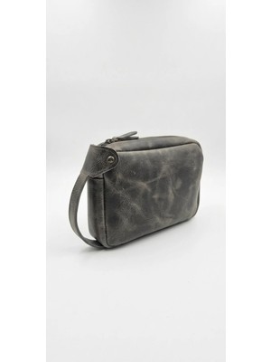 Galande .hakiki Deri El ve Bilek Çantası – Dopp Kit / Hakiki Deri