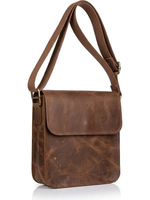 Galande Vintage Stil Postacı Çanta – Ayarlanabilir Askılı Omuz Çantası