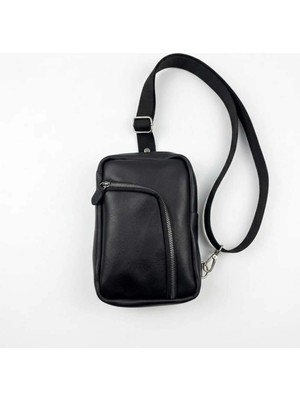 Galande Hakiki Deri Çapraz Askılı Yön Değiştiren Omuz Çantası (Body Bag)