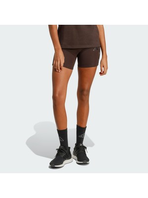 Adidas Sportswear KA4759 Seasonal Essentials Leopar Desenli 3-Stripes Bisiklet Şortu