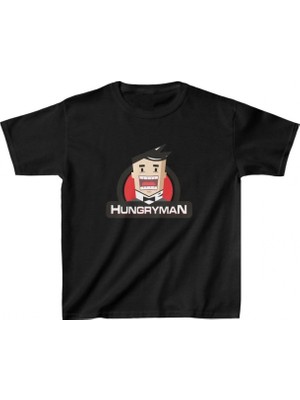 Marsilyan Baskılı T-Shirt - Siyah -