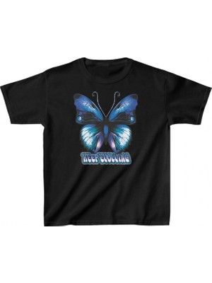 Marsilyan Baskılı T-Shirt - Siyah -