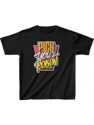 Marsilyan Baskılı T-Shirt - Siyah -