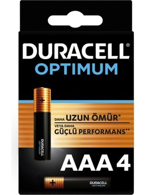 Sb Shopping Optimum Alkalin Aaa Ince Kalem Pil 4'lü Paket