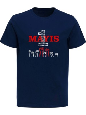 Efendioğlu Design Yumruklar 1 Mayıs Işçi Emekçi ve Dayanışma Günü T-Shirt