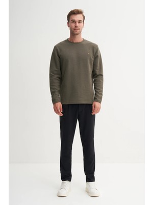 Cazador Premium Waffle Dokulu Pamuk Karışımlı Regular Fit SWEATSHIRT-53190