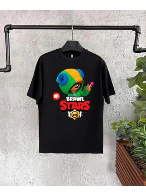 Marsilyan Baskılı Kısa Kol   T-Shirt - Siyah -