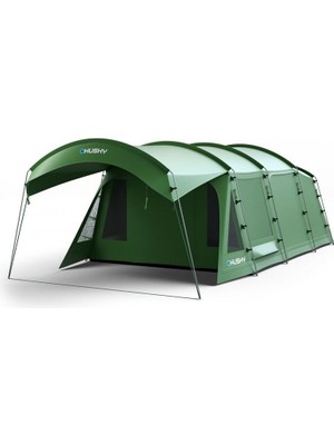 Husky Caravan 17 M² Yeşil Dural Çadır 10-12 Kişilik Su Geçirmez 3 Mevsimlik Özellikler