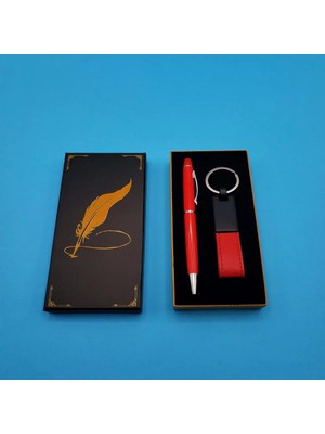 Uravas Store Deri Anahtarlık ve Touchpen Kalem