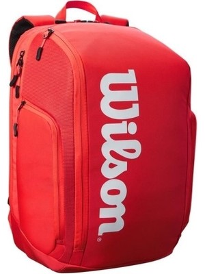 Wilson Super Tour Kırmızı Tenis Sırt Çantası WR8010901001