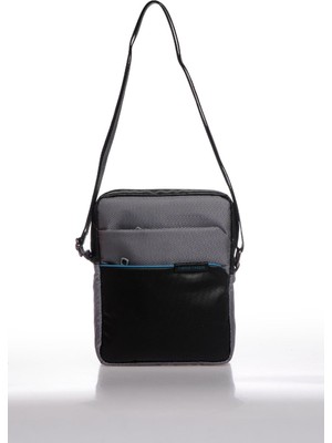 Pierre Cardin Gri Erkek Askılı Çanta Su Geçirmez Kumaş ile Ergonomik Tasarım 01PC001154-GR