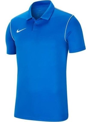 Nike M Nk Dry PARK20 Erkek Polo T-Shirt BV6879-463 Mavi Dri-FIT Kumaş Özellikleri ile Rahat Antrenman