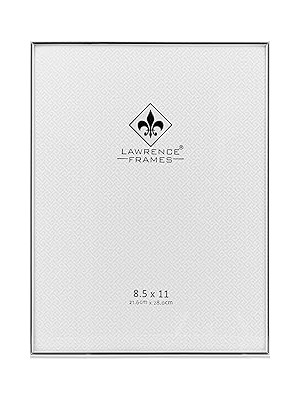 Uravas Store Lawrence Frames Simply Metal Resim Çerçevesi, 21,6 x 27,9 Cm, Gümüş Rengi