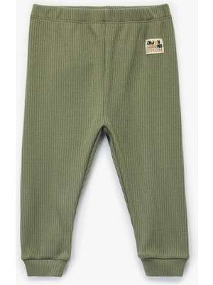 Ribanalı Beli Lastikli Basic Jogger Eşofman Altı