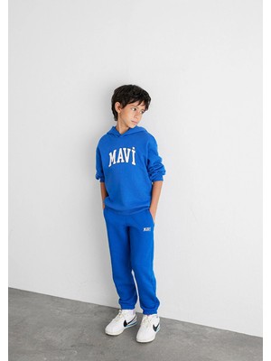 Mavi Mavi Logo Baskılı Mavi Eşofman Altı 6010000-70896
