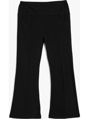 Koton Ispanyol Paça Pantolon Beli Lastikli