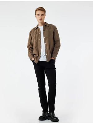 Pamuklu Normal Bel Slim Fit Jean Pantolon - Brad Jean