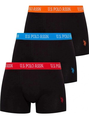 U.S. Polo Assn. Erkek 3'lü Boxer