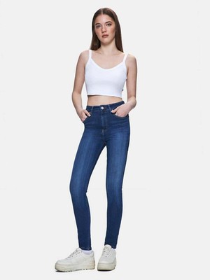 LTB Kadın  Marcella X Dar Paça Yüksek Bel Jean Pantolon