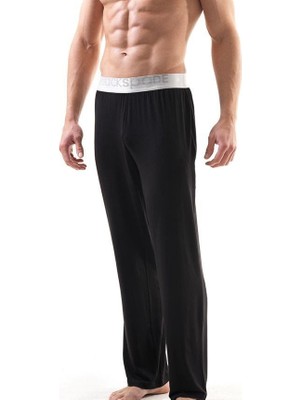 Blackspade Siyah Erkek Pijama Altı Silver 9304 - Rahat Modal Kumaş ve Şık Bel Lastiği