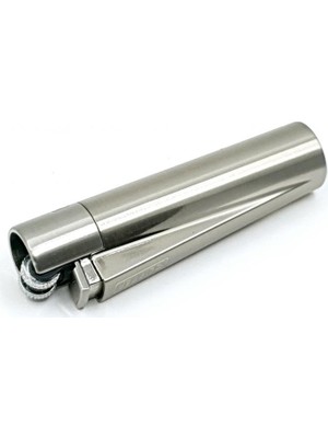 CLİPPER Clipper Metal Taşlı Gümüş Çakmak Rüzgar Geçirmez Özellikli Metal Alaşım Koleksiyonluk