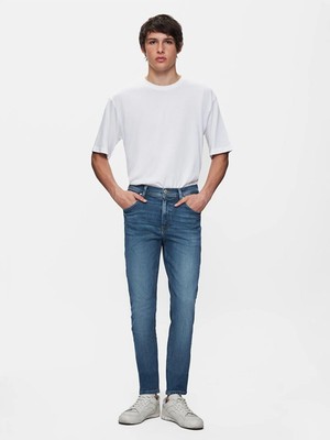 New Smarty Dar Paça Orta Bel Jean Pantolon