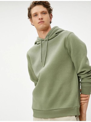 Koton 4WAM70023MK Koton Erkek Sweat Bordo