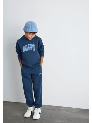 Mavi 6010000-70720 Mavi Logo Baskılı Lacivert Eşofman Altı