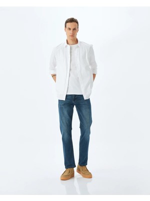 Straight Fit Kot Pantolon - Mark Jean