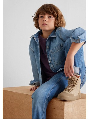 Mavi Bobbo 90lar Indigo Mavisi Jean Gömlek 6210000-86709