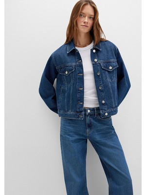 Mavi Ruby Iconic Koyu Mavi Jean Ceket 1110505-90542