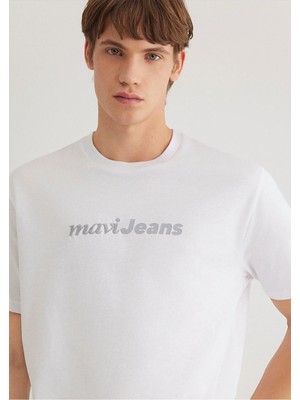 Mavi Mavi Jeans Baskılı Beyaz Tişört 0612523-620