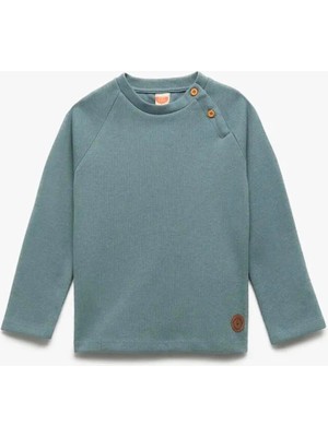 Koton  Mavi Erkek Bebek Sweatshirt 6WMB10074TK