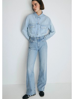 Mavi Victoria Real Blue Gölgeli Açık Mavi Jean Pantolon 101072-34111