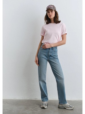 Mavi Sky Kadın Açık Mavi Denim Pantolon Normal Bel 4 Cep ile M1010627-87795 Model