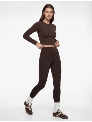 Koton Yüksek Bel Skinny Fit Spor Tayt