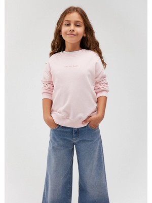 Mavi Organik Pamuklu Pembe Basic Sweatshirt7S10043-88133