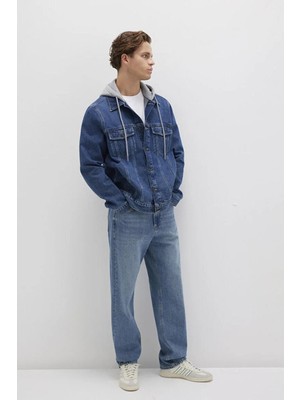 Mavi Brandon 90LAR Vintage Koyu Mavi Jean Ceket 0112808-90839