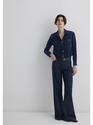Mavi Betty Gold Klasik Mürekkep Mavi Jean Gömlek 1210818-87810