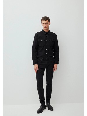 Mavi James Lux Black Antrasit Gabardin Pantolon 0042487866