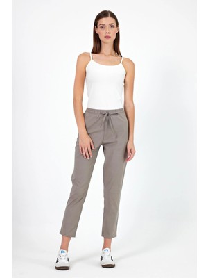 Vena Kadın Alian Vizon Beli Lastikli Summer Gabardin Pantolon